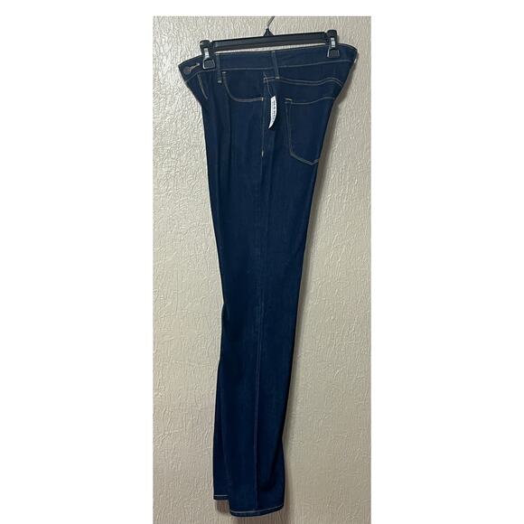 Old Navy Women's Wow Boot Cut Cowgirl Jeans Blue Mid Rise Cotton 6 Petite New - Picture 3 of 13